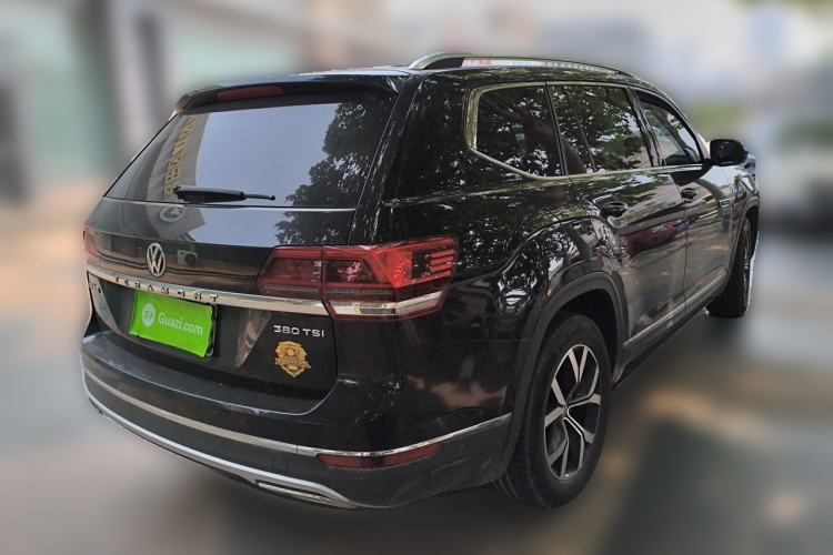 Used Volkswagen Teramont 2017 380TSI Four-Wheel Drive Luxury Edition Rear Right 45 Deg