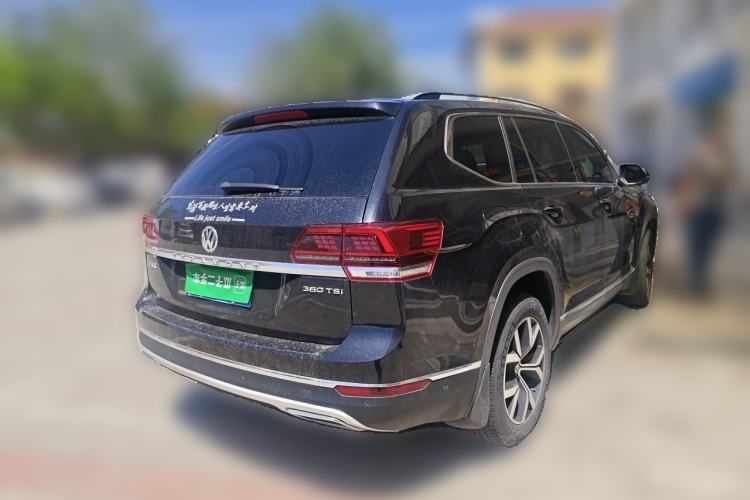 Used Volkswagen Teramont 2017 380TSI Four-Wheel Drive Luxury Edition Rear Right 45 Deg