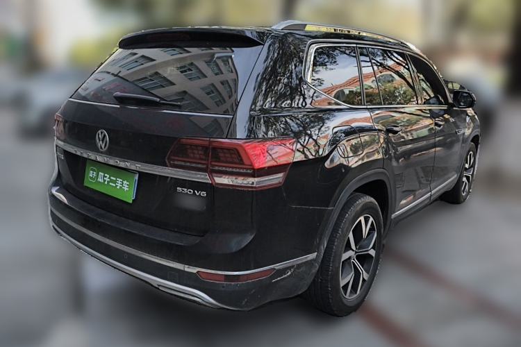 Used Volkswagen Teramont 2017 530 V6 Four-Wheel Drive Luxury Edition Rear Right 45 Deg