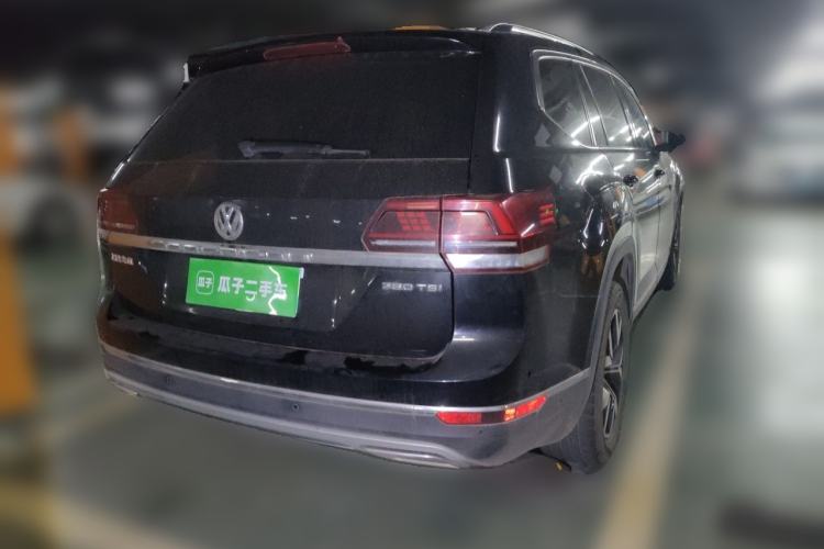 Used Volkswagen Teramont 2017 380TSI Four-Wheel Drive Luxury Edition Rear Right 45 Deg