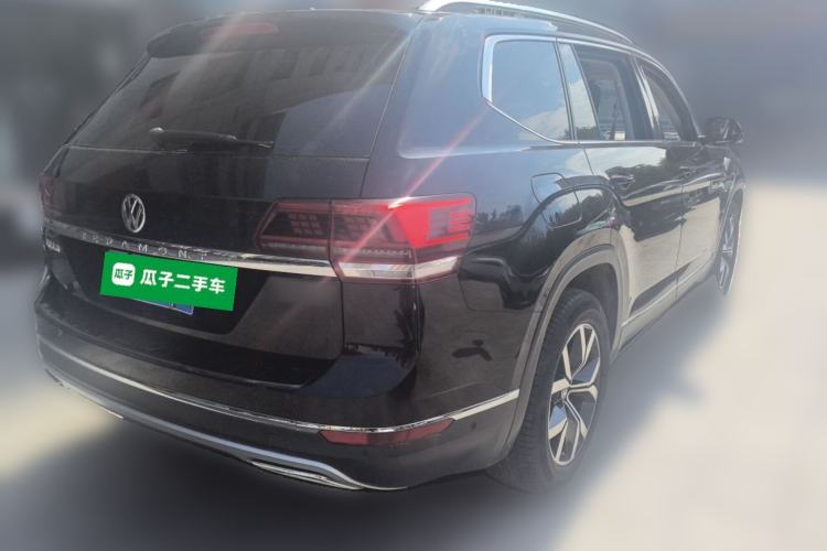 Used Volkswagen Teramont 2017 380TSI Four-Wheel Drive Luxury Edition Rear Right 45 Deg
