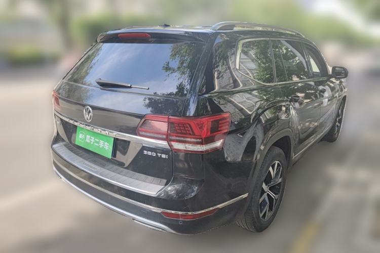 Used Volkswagen Teramont 2017 380TSI Four-Wheel Drive Luxury Edition Rear Right 45 Deg