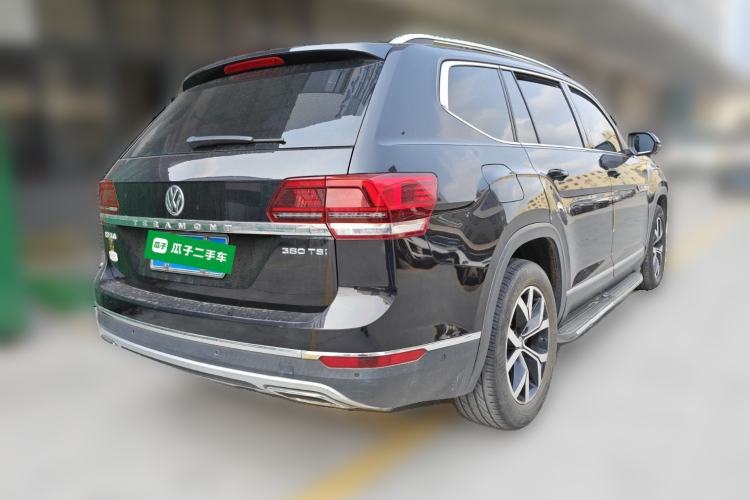 Used Volkswagen Teramont 2017 380TSI Four-Wheel Drive Luxury Edition Rear Right 45 Deg