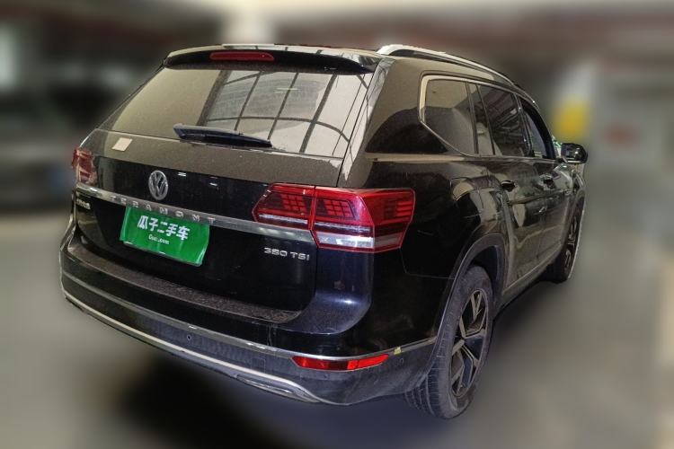 Used Volkswagen Teramont 2017 380TSI Four-Wheel Drive Luxury Edition Rear Right 45 Deg