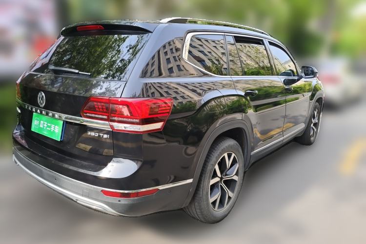 Used Volkswagen Teramont 2017 380TSI Four-Wheel Drive Luxury Edition Rear Right 45 Deg