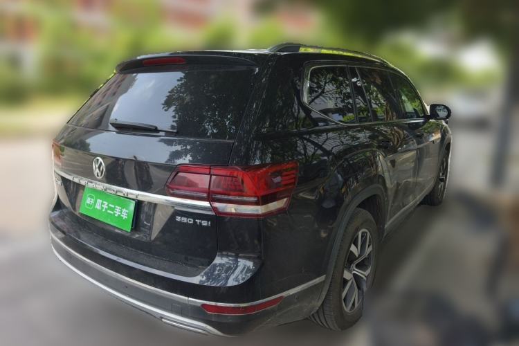 Used Volkswagen Teramont 2017 380TSI Four-Wheel Drive Luxury Edition Rear Right 45 Deg