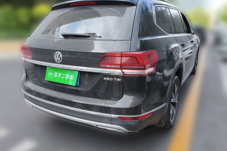 Used Volkswagen Teramont 2017 380TSI Four-Wheel Drive Luxury Edition Rear Right 45 Deg