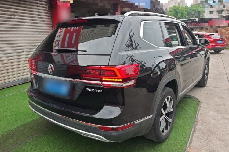 Used Volkswagen Teramont 2017 380TSI Four-Wheel Drive Luxury Edition Rear Right 45 Deg