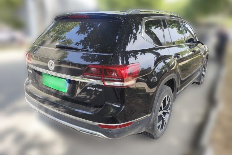 Used Volkswagen Teramont 2017 380TSI Four-Wheel Drive Luxury Edition Rear Right 45 Deg