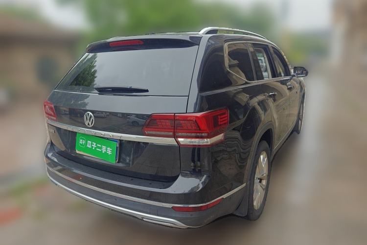 Used Volkswagen Teramont 2017 380TSI Four-Wheel Drive Luxury Edition Rear Right 45 Deg