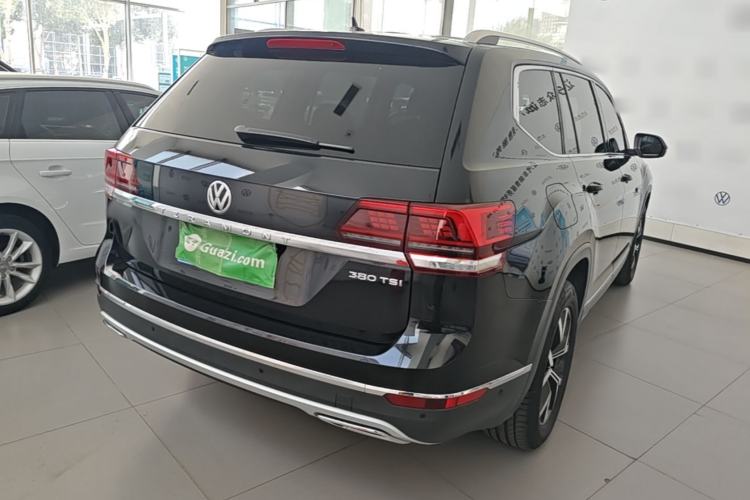 Used Volkswagen Teramont 2017 380TSI Four-Wheel Drive Luxury Edition Rear Right 45 Deg