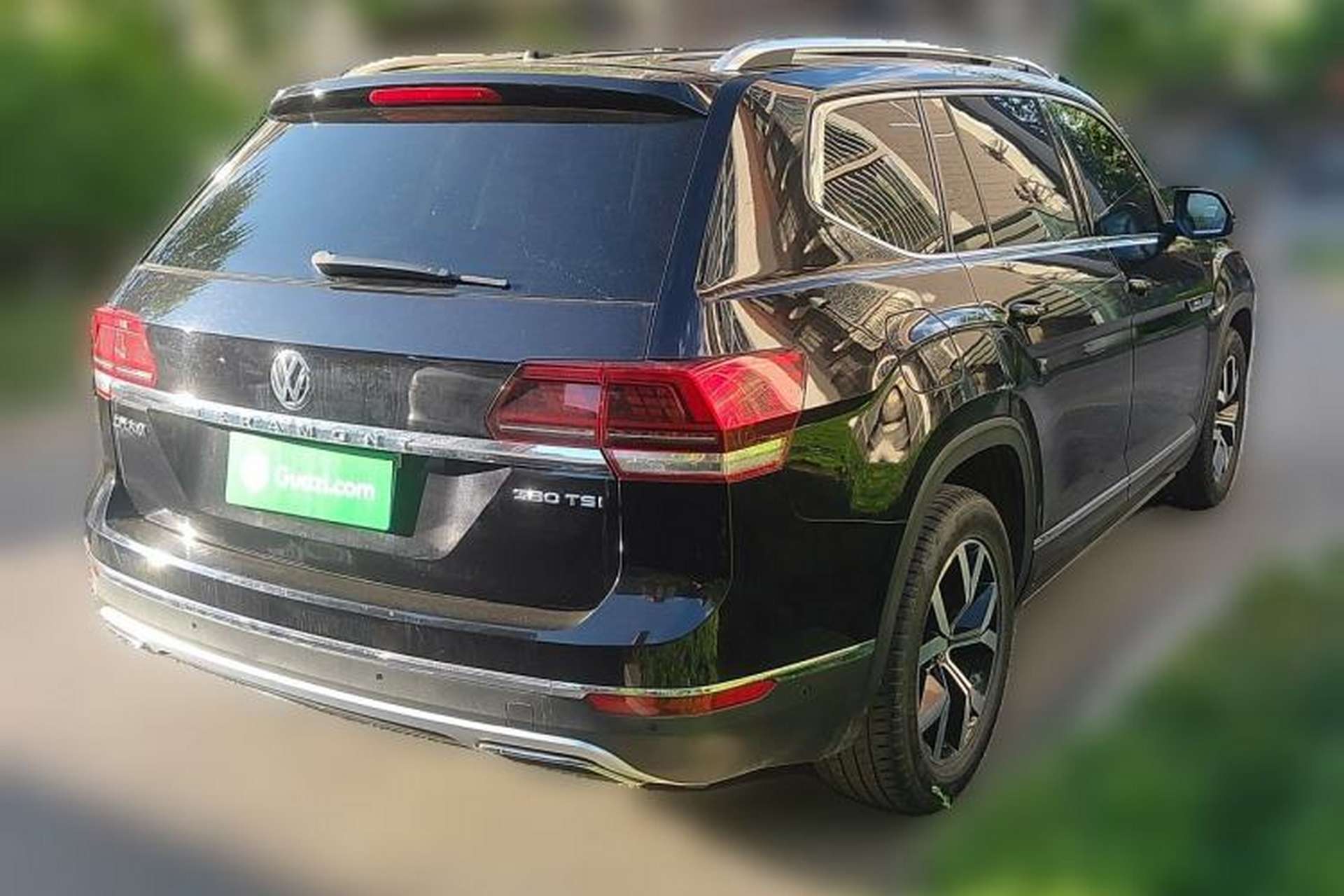 Used Volkswagen Teramont 2017 380TSI Four-Wheel Drive Luxury Edition Rear Right 45 Deg