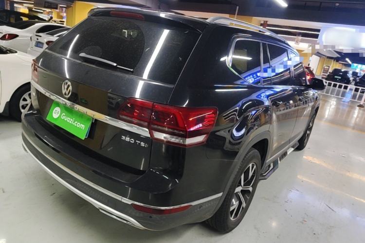 Used Volkswagen Teramont 2017 380TSI Four-Wheel Drive Luxury Edition Rear Right 45 Deg