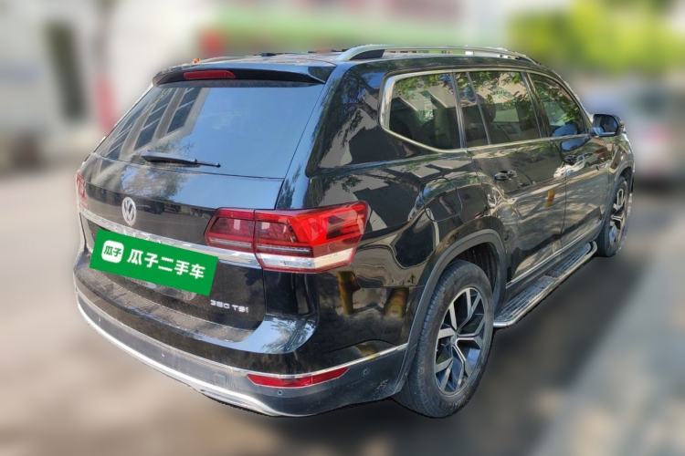 Used Volkswagen Teramont 2017 380TSI Four-Wheel Drive Luxury Edition Rear Right 45 Deg