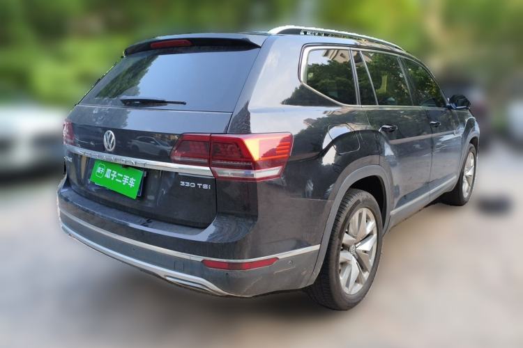 Used Volkswagen Teramont 2017 330TSI Two-Wheel-Drive Flagship Edition Rear Right 45 Deg