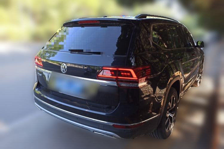 Used Volkswagen Teramont 2017 380TSI Four-Wheel Drive Luxury Edition Rear Right 45 Deg