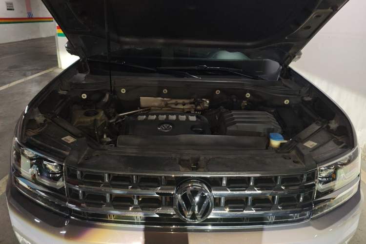 Used Volkswagen Teramont 2017 530 V6 Four-Wheel Drive Supreme Flagship Edition Engine Bay