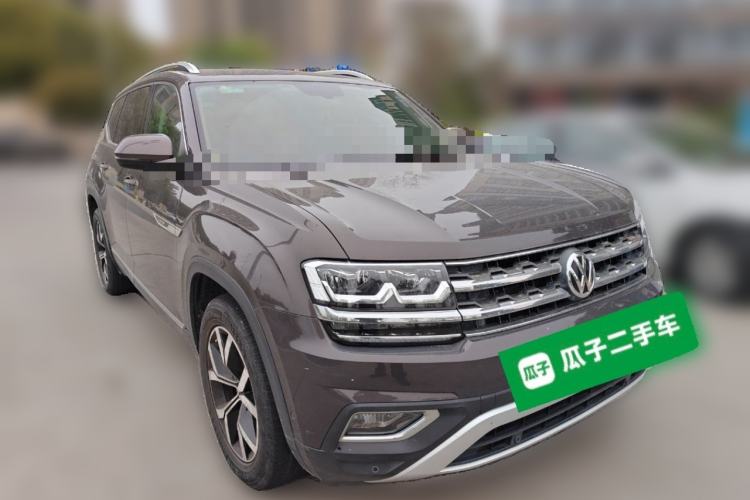 Used Volkswagen Teramont 2017 380TSI Four-Wheel Drive Luxury Edition Front Right 45 Deg