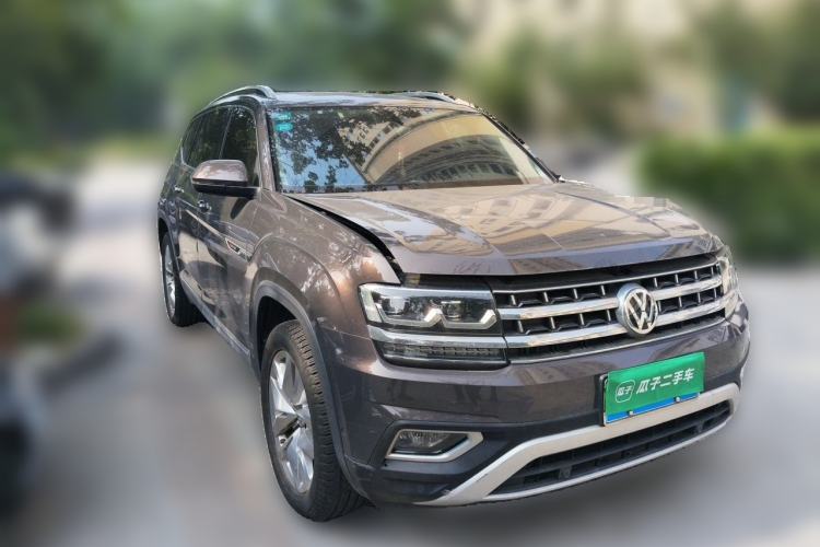 Used Volkswagen Teramont 2017 380TSI Four-Wheel Drive Flagship Edition Front Right 45 Deg