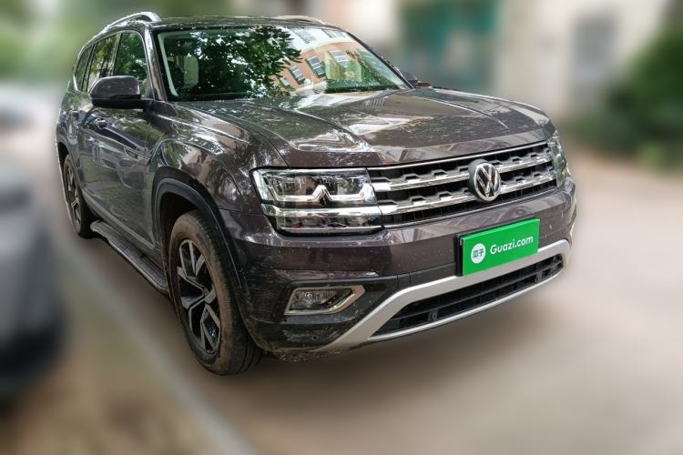 Used Volkswagen Teramont 2017 380TSI Four-Wheel Drive Luxury Edition Front Right 45 Deg