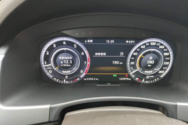 Used Volkswagen Teramont 2017 330TSI Two-Wheel-Drive Luxury Edition Instrument Cluster
