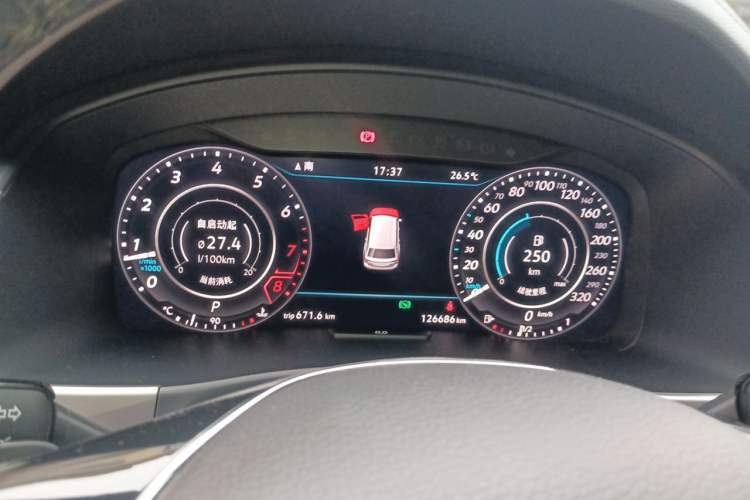 Used Volkswagen Teramont 2017 380TSI Four-Wheel Drive Flagship Edition Instrument Cluster
