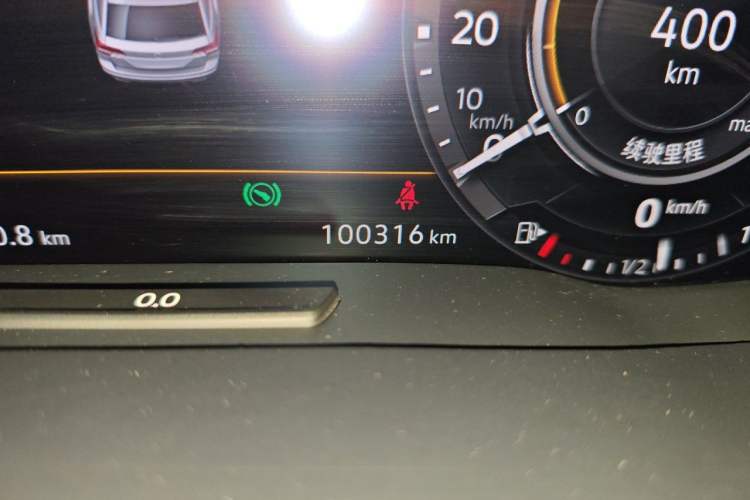 Used Volkswagen Teramont 2017 530 V6 Four-Wheel Drive Supreme Flagship Edition Odometer Close Up