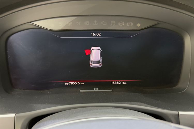 Used Volkswagen Teramont 2017 380TSI Four-Wheel Drive Flagship Edition Odometer Close Up