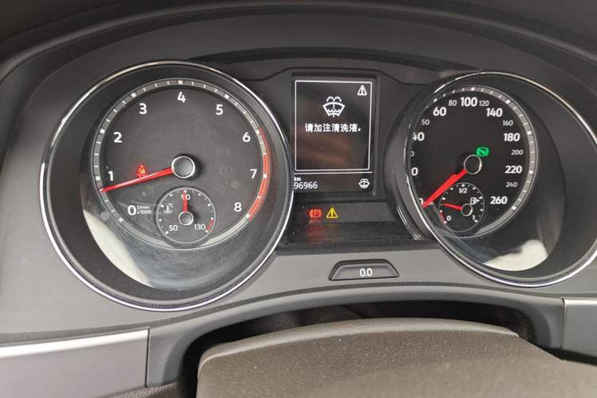 Used Volkswagen Teramont 2017 380TSI Four-Wheel Drive Luxury Edition Odometer Close Up