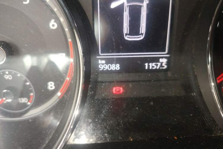Used Volkswagen Teramont 2017 380TSI Four-Wheel Drive Luxury Edition Odometer Close Up