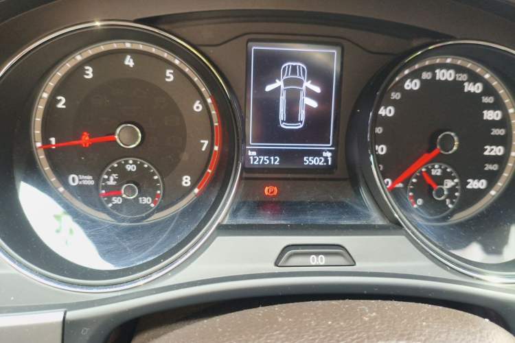 Used Volkswagen Teramont 2017 380TSI Four-Wheel Drive Luxury Edition Odometer Close Up
