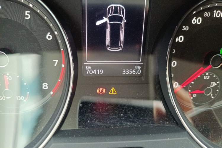 Used Volkswagen Teramont 2017 380TSI Four-Wheel Drive Luxury Edition Odometer Close Up