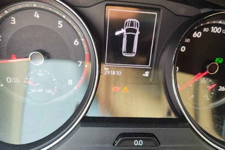 Used Volkswagen Teramont 2017 380TSI Four-Wheel Drive Luxury Edition Odometer Close Up