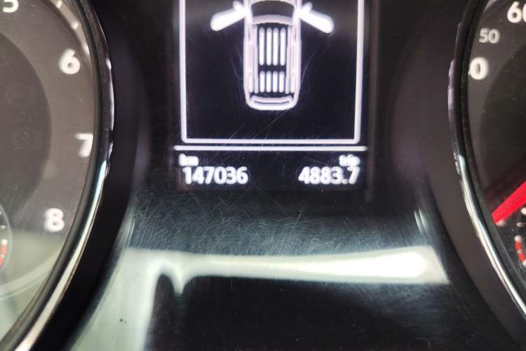 Used Volkswagen Teramont 2017 380TSI Four-Wheel Drive Luxury Edition Odometer Close Up