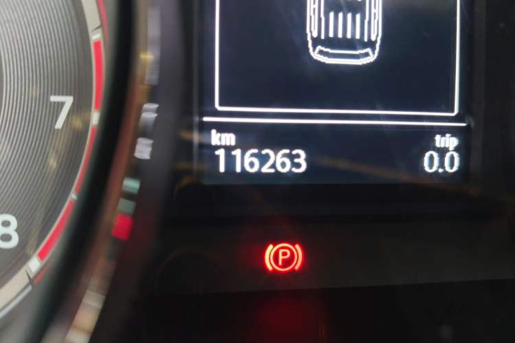Used Volkswagen Teramont 2017 380TSI Four-Wheel Drive Luxury Edition Odometer Close Up