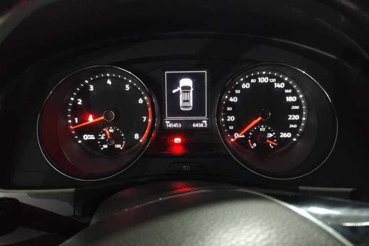 Used Volkswagen Teramont 2017 380TSI Four-Wheel Drive Luxury Edition Odometer Close Up