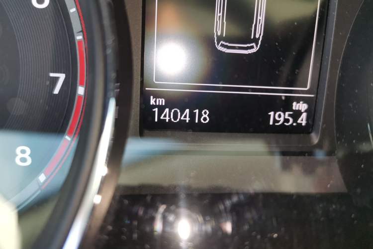 Used Volkswagen Teramont 2017 380TSI Four-Wheel Drive Luxury Edition Odometer Close Up