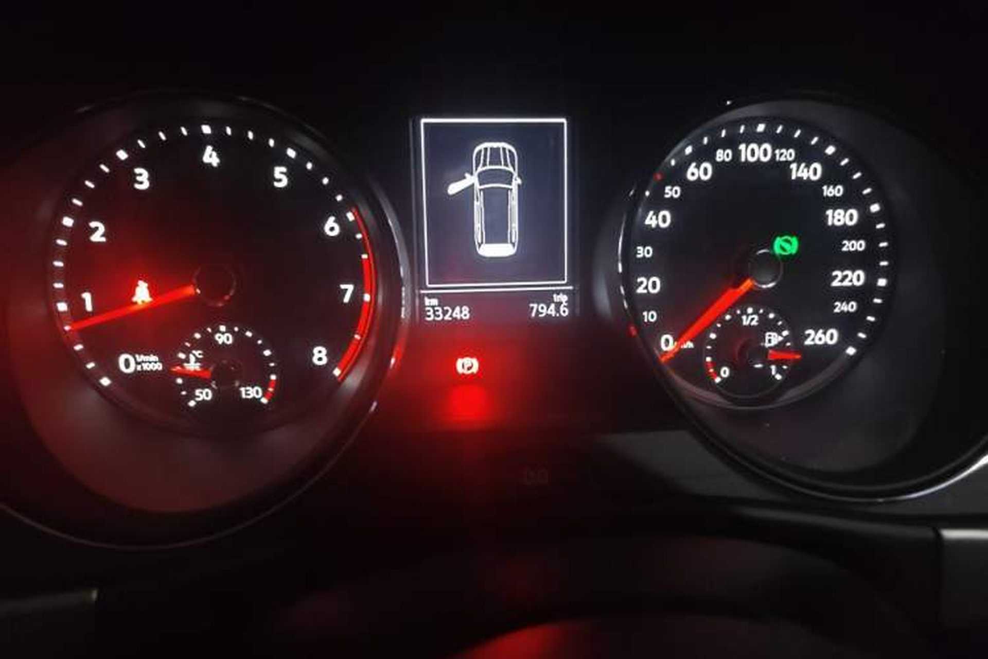 Used Volkswagen Teramont 2017 330TSI Two-Wheel-Drive Luxury Edition Odometer Close Up