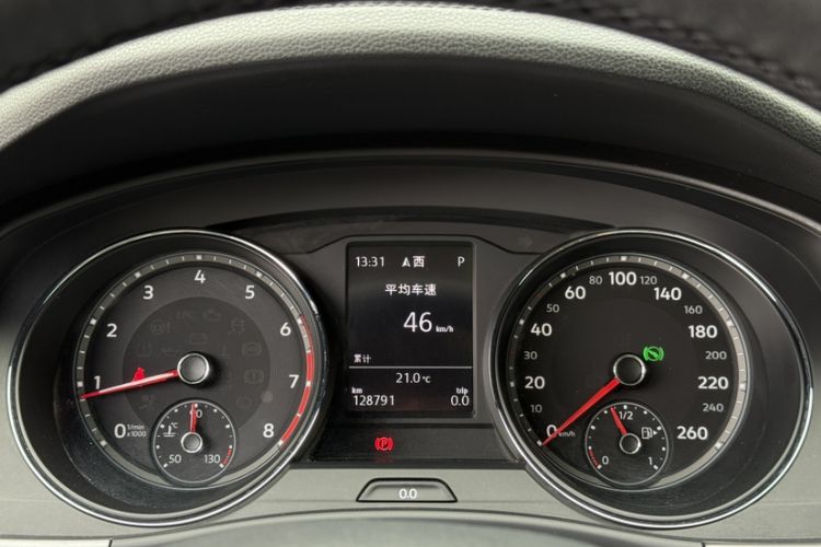 Used Volkswagen Teramont 2017 380TSI Four-Wheel Drive Luxury Edition Odometer Close Up
