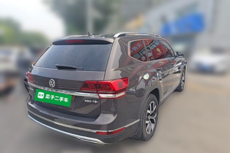 Used Volkswagen Teramont 2017 380TSI Four-Wheel Drive Luxury Edition Rear Right 45 Deg