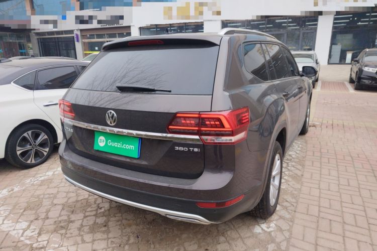 Used Volkswagen Teramont 2017 380TSI Four-Wheel Drive Comfort Edition Rear Right 45 Deg