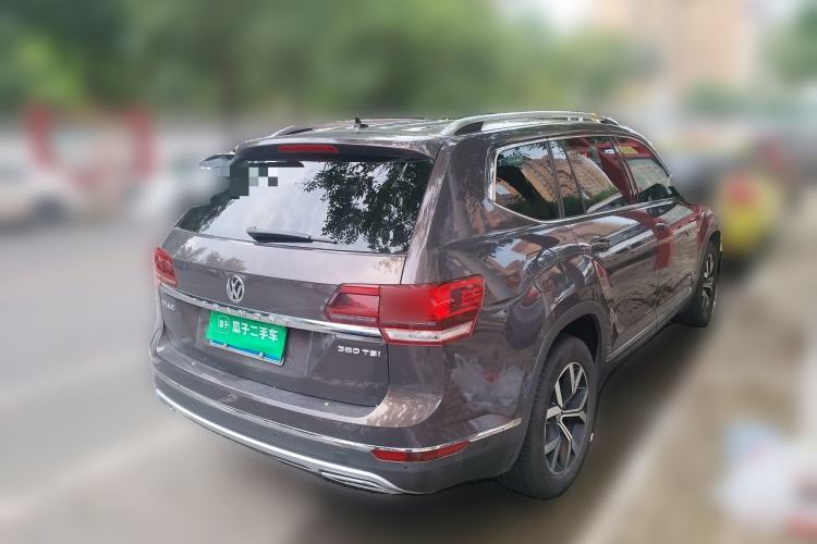 Used Volkswagen Teramont 2017 380TSI Four-Wheel Drive Luxury Edition Rear Right 45 Deg