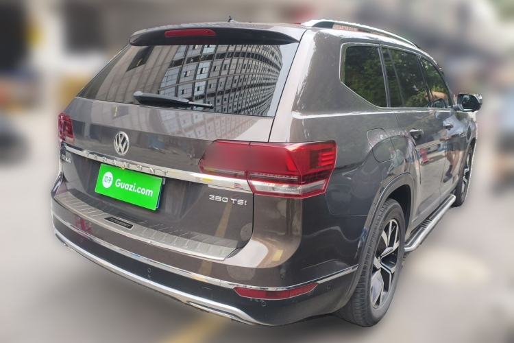 Used Volkswagen Teramont 2017 380TSI Four-Wheel Drive Luxury Edition Rear Right 45 Deg