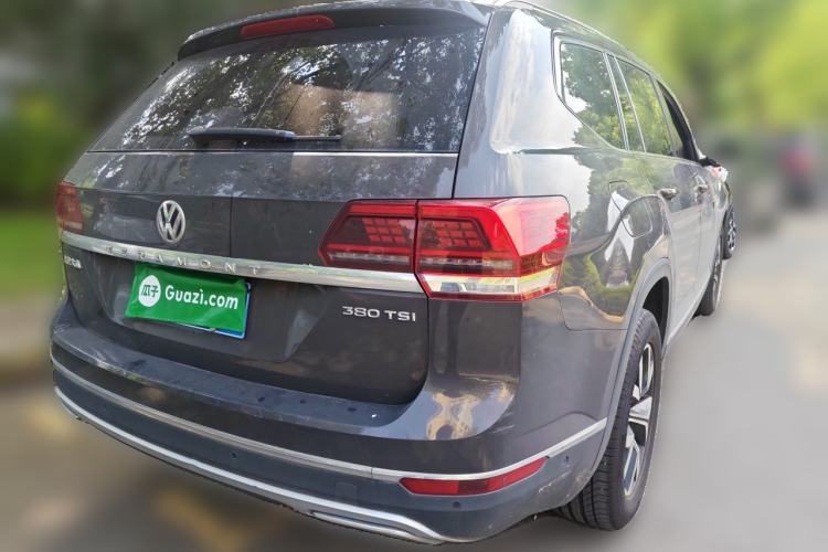 Used Volkswagen Teramont 2017 380TSI Four-Wheel Drive Luxury Edition Rear Right 45 Deg