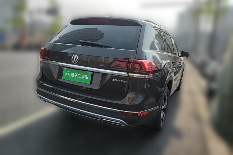 Used Volkswagen Teramont 2017 380TSI Four-Wheel Drive Luxury Edition Rear Right 45 Deg