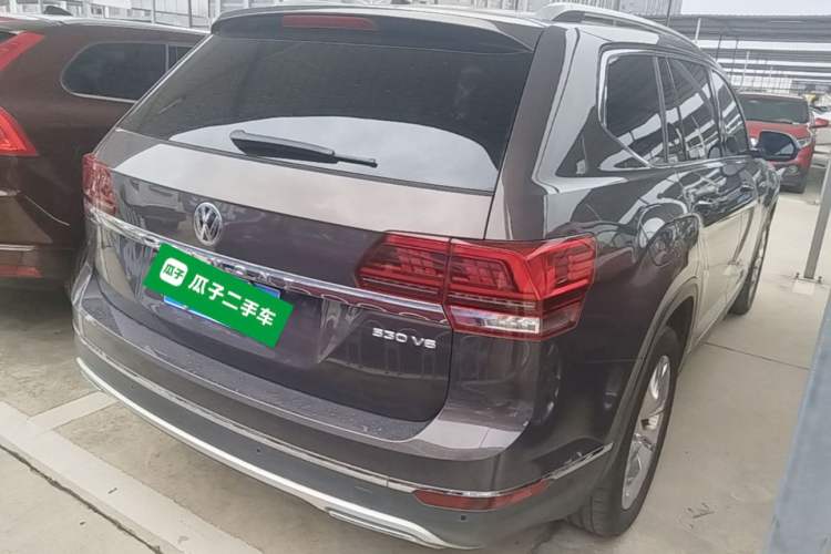 Used Volkswagen Teramont 2017 530 V6 Four-Wheel Drive Flagship Edition Rear Right 45 Deg