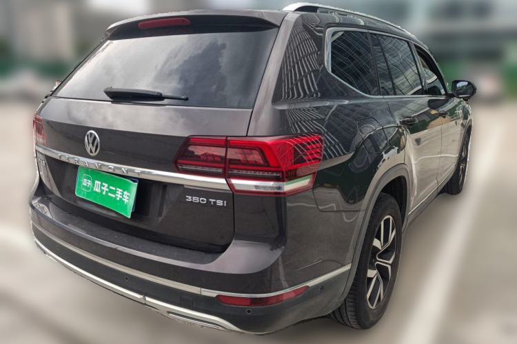 Used Volkswagen Teramont 2017 380TSI Four-Wheel Drive Luxury Edition Rear Right 45 Deg