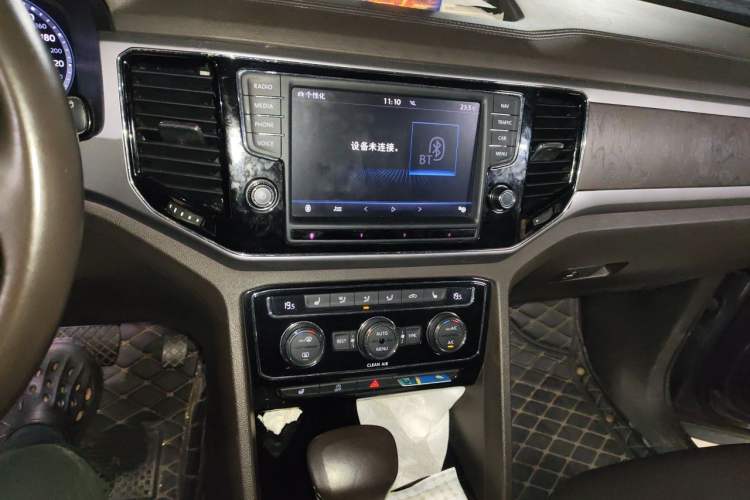 Used Volkswagen Teramont 2017 380TSI Four-Wheel Drive Flagship Edition Audio And AC Panel
