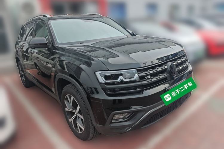 Used Volkswagen Teramont 2017 530 V6 Four-Wheel Drive Luxury Edition Front Right 45 Deg