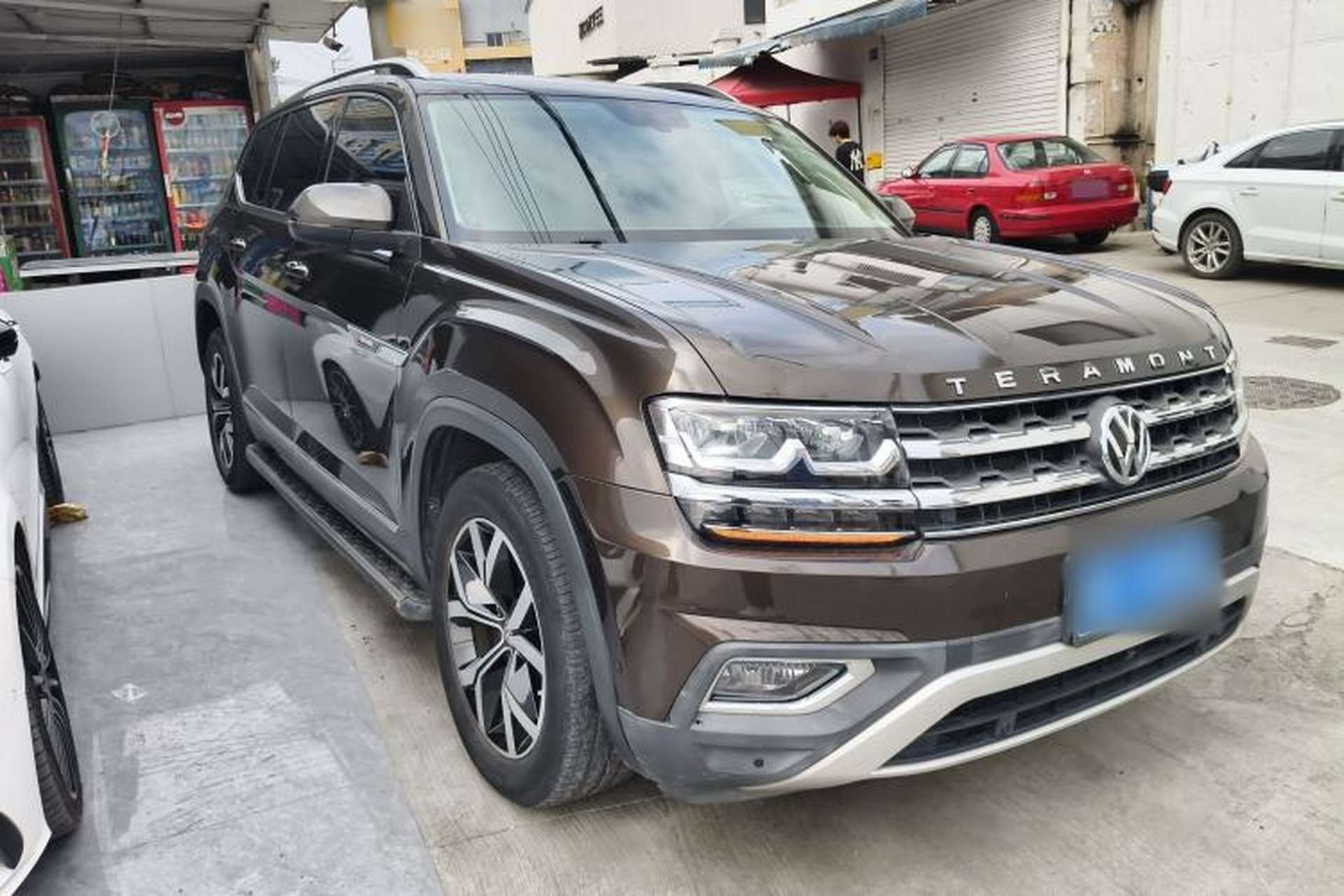 Used Volkswagen Teramont 2017 380TSI Four-Wheel Drive Luxury Edition Front Right 45 Deg
